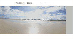 Desktop Screenshot of fayeheslop.com